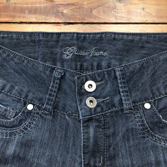 GUESS Rare flare 1981 low rise jeans vintage - Picture 4 of 9